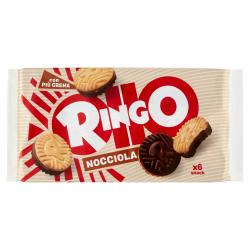 8013355501698Ringo Famiglia Nocciola 330gr