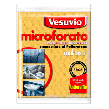 8033462614173Vesuvio Panno Microforato Scamosciato Al Poliuretano 33x38cm 1pz