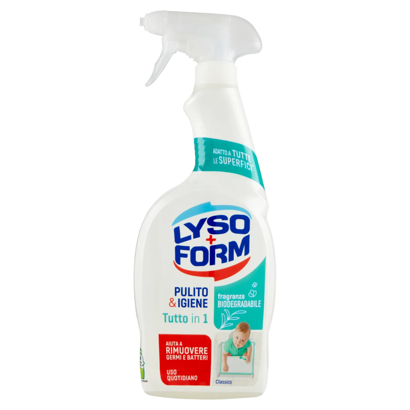 8720181403712Lysoform Pulito & Igiene Tutto in 1 Classico Spray 750ml