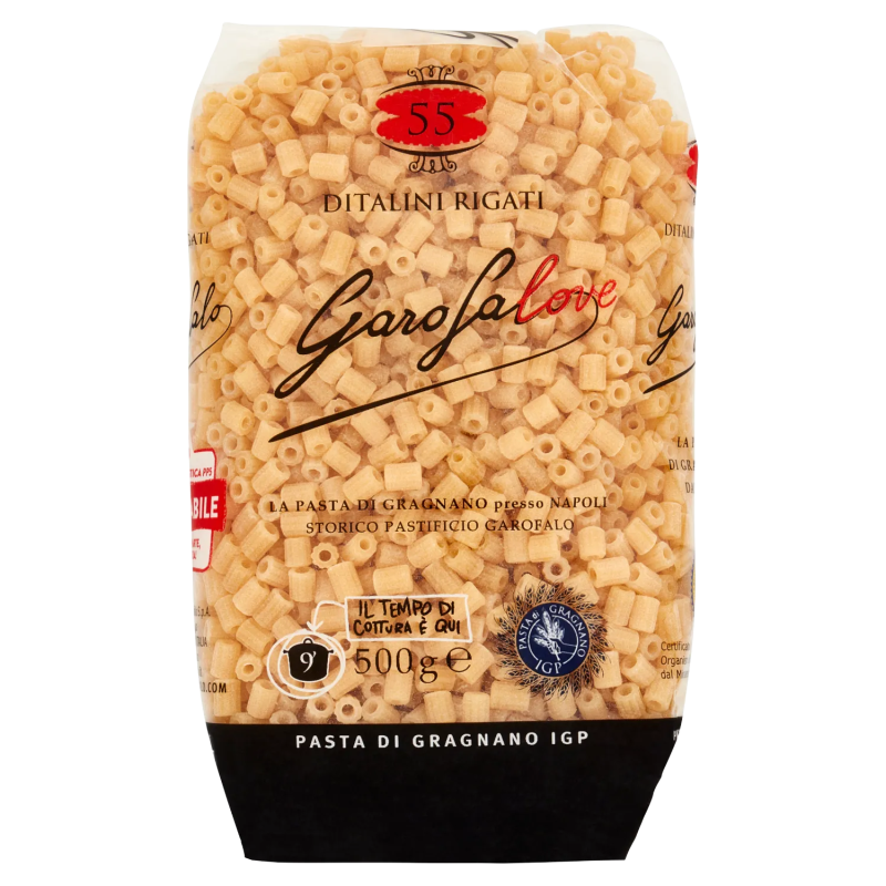 8000139000553Garofalo 055 Ditalini Rigati 500gr