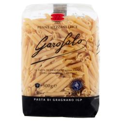 8000139000720Garofalo 072 Penne Mezzani Lisce 500gr