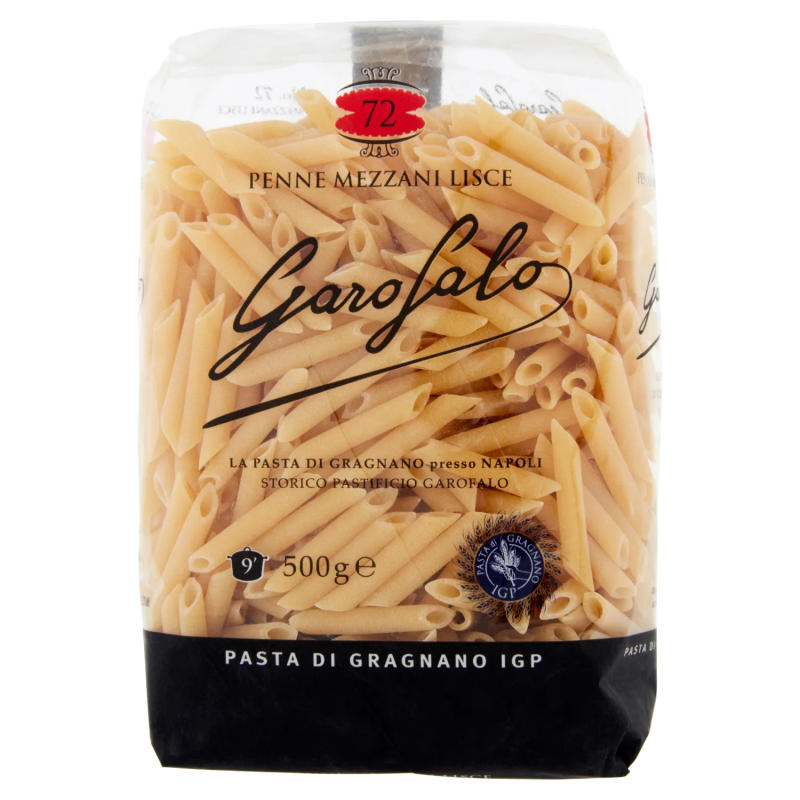 8000139000720Garofalo 072 Penne Mezzani Lisce 500gr