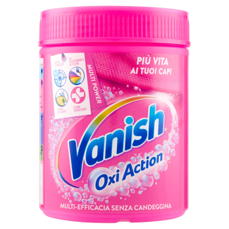 8002910058104Vanish Oxy Action Rosa Polvere 500gr
