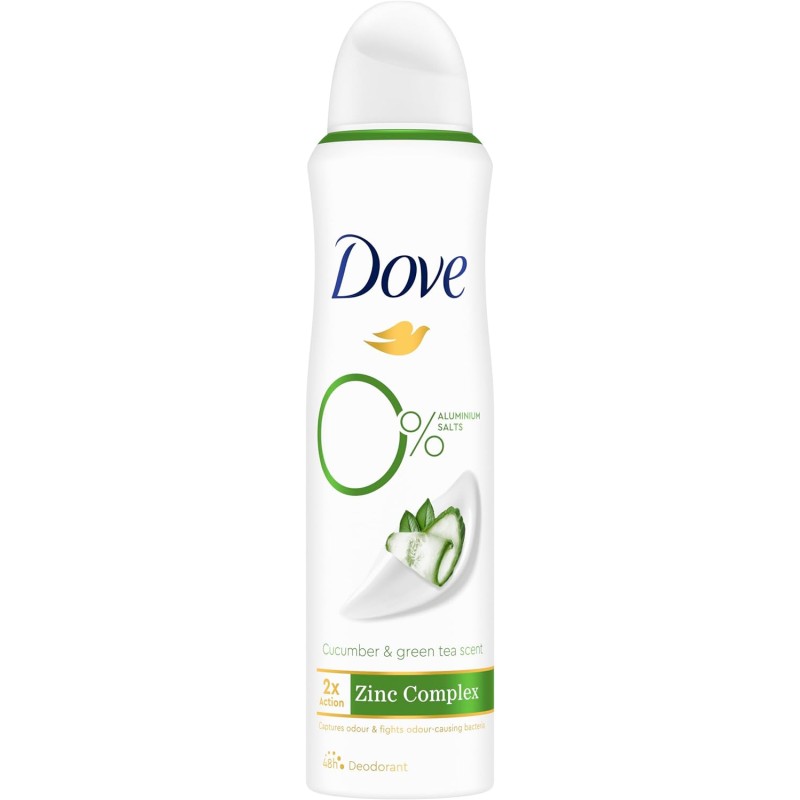 8720181302206Dove Deo Spray 0% Alluminio Go Fresh Cucumber 150ml