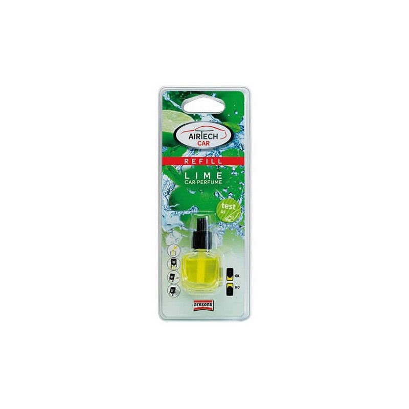 8034136190078Arexons Deo Car Airtech Ricarica Lime 7ml