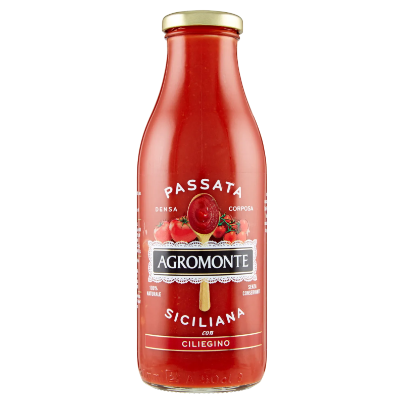 8032817241316Agromonte Passata Siciliana Con Ciliegino 520gr