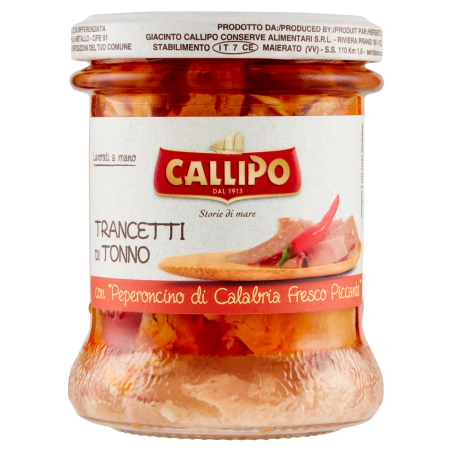 80767725Callipo Trancetti di Tonno con Peperoncino 170gr