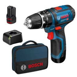 8014211942600Bosch-B Trapano 12V Mod. GSB 12v-15 Con 2 Batterie 2Ah
