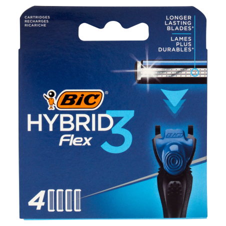 3086123480926Bic Ricambio Rasoio Hybrid Flex 3 - 4pz