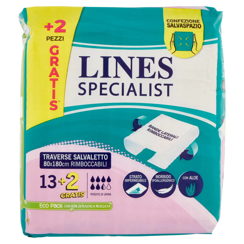 8001480505421Lines Specialist Traverse Rimboccabili 80x180cm 13+2pz