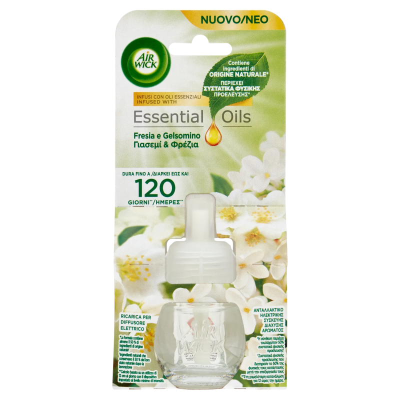 8002910061623Air Wick Elettrico Ricarica Fresia e Gelsomino 19ml