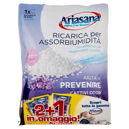 8004630921164Ariasana Ricarica Lavanda 2+1 X 450gr