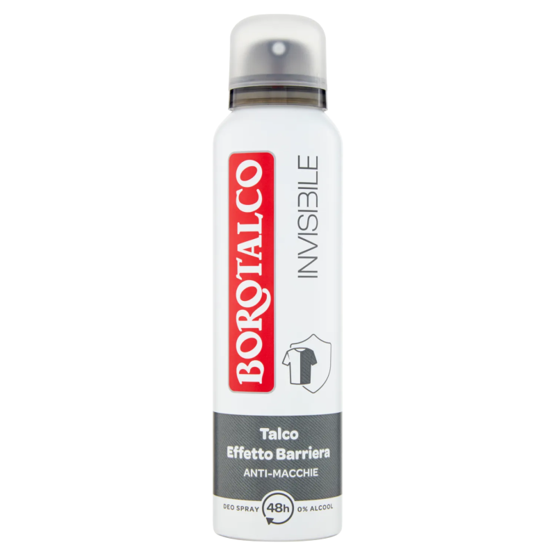 8002410045628Borotalco Deo Spray Invisible Grigio 150ml