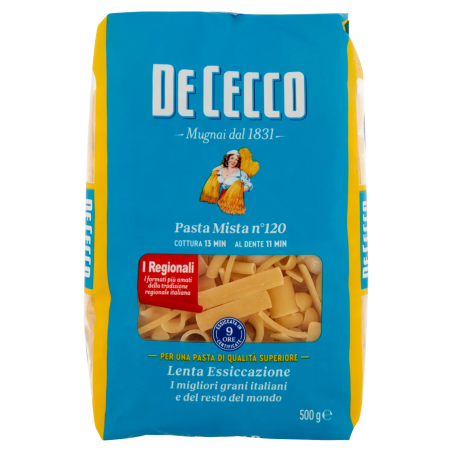 8001250121202De Cecco n.120 Pasta Mista 500gr