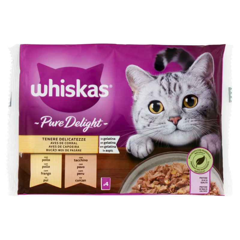 5900951303173Whiskas Cat Pure Delight Delicato 4x85gr