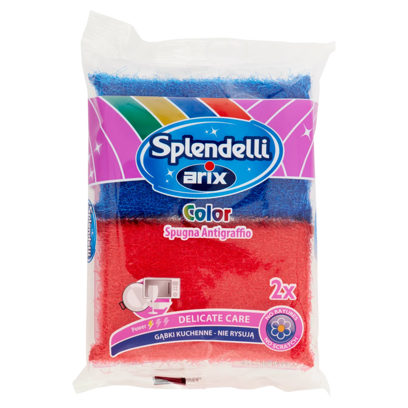 8008990002228Arix Splendelli Color Spugna Antigraffio 2pz