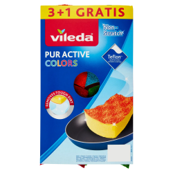 4023103208049Vileda Pur Active Ondattiva Colors 3+1pz