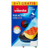 4023103208049Vileda Pur Active Ondattiva Colors 3+1pz