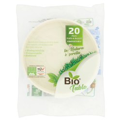 8032532739198Bio Table Piatto Frutta Rigido 20pz