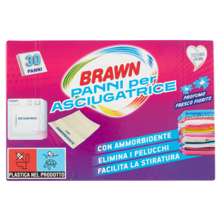 8009432040983Brawn Panni Per Asciugatrice 30pz