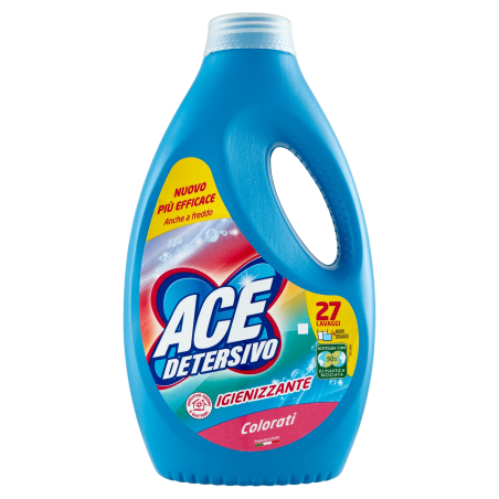 8001480720800Ace Liquido Lavatrice Colorati 27 Misurini 1485ml