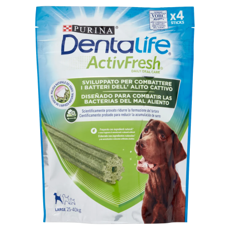 7613287748010Purina Dog Dentalife Activefresh Large 115gr