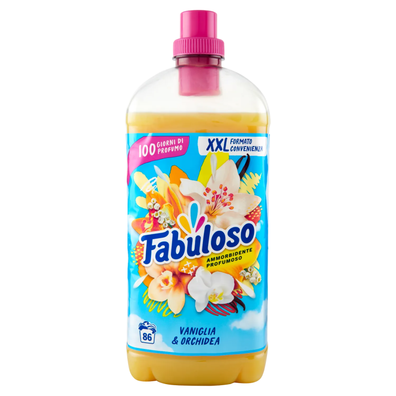 8718951585324Fabuloso Ammorbidente Concentrato Vaniglia e Orchidea 86 Misurini 1900ml