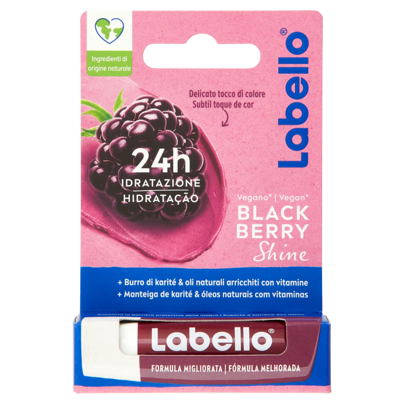 4006000005850Labello Black Berry Shine 4,8gr