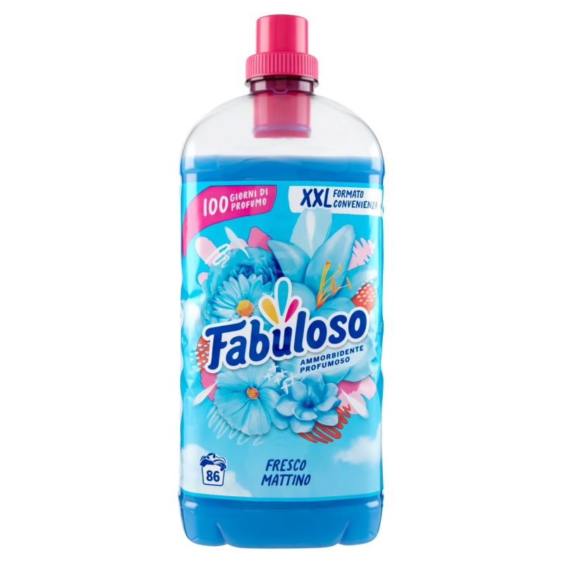 8718951586413Fabuloso Ammorbidente Concentrato Fresco Mattino 86 Misurini 1900ml