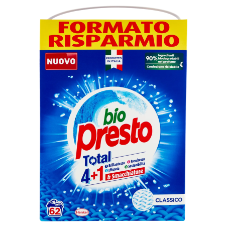 8015500655942Bio Presto Polvere 62 Misurini 3100gr