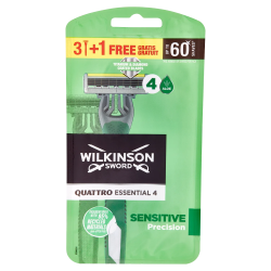 4027800400706Wilkinson 4 Essential Sensitive Usa & Getta 3+1pz