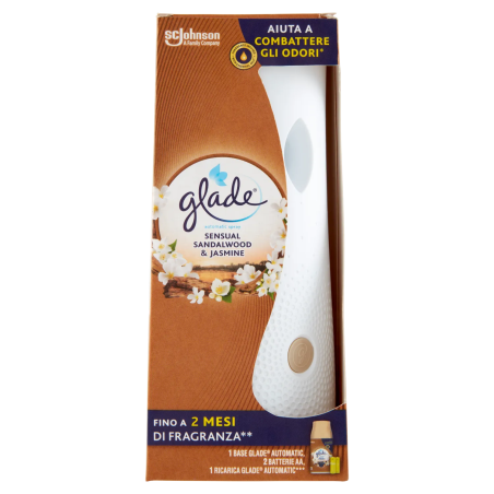 5000204347197Glade Automatic Spray Base Sensual Sandalwood & Jasmine 1pz