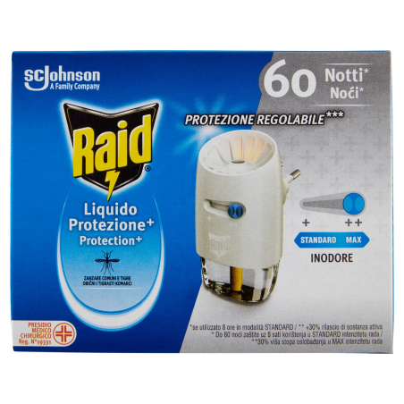 5000204088977Raid Liquido Protezione Piu' Diffusore + Ricarica 1pz