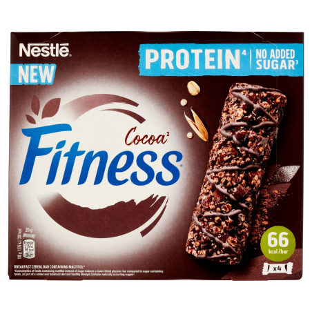5900020043832Fitness Protein Barrette Cacao 4x20gr