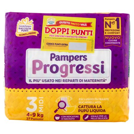 8001480307056Pampers Progressi Midi 4-9kg New 27pz