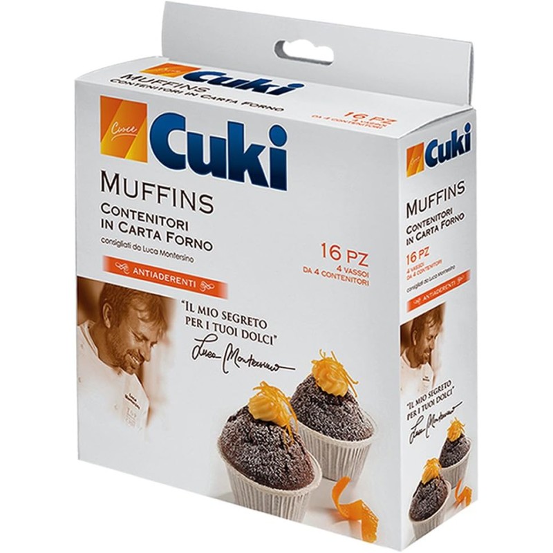 8003980410168Cuki Contenitori Carta Forno Muffin 16pz 8003980410168Cuki Contenitori Carta Forno Muffin 16pz