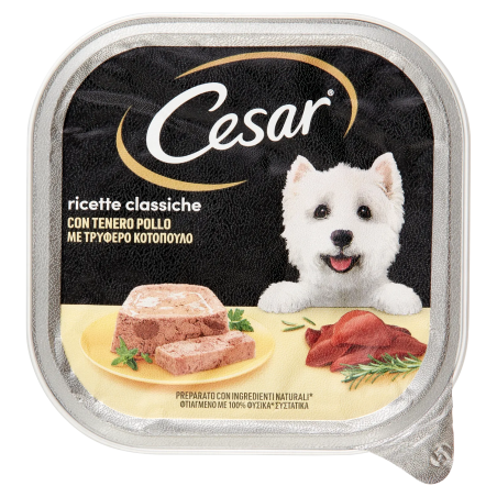 3065890143210Cesar Pate Ricette Classiche Pollo 300gr