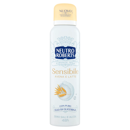 8002410011869Neutro Roberts Deo Spray Sensibile Avena e Latte 150ml