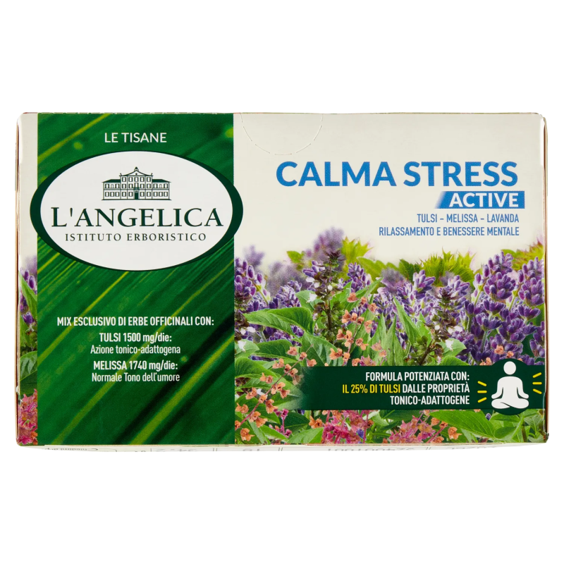 8017331094167L'Angelica Tisana Calma Stress Active 18 Filtri