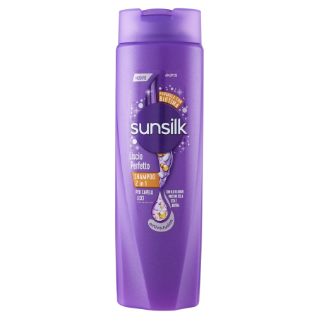 8720182541321Sunsilk Shampoo 2in1 Liscio New 250ml
