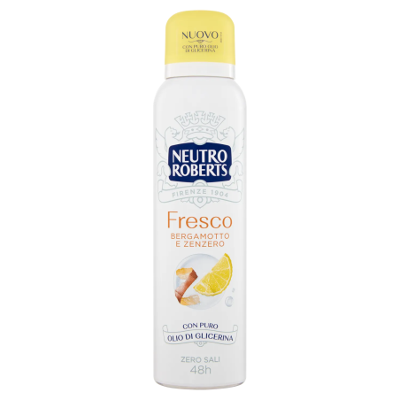 8002410011906Neutro Roberts Deo Spray Fresco Giallo New 150ml