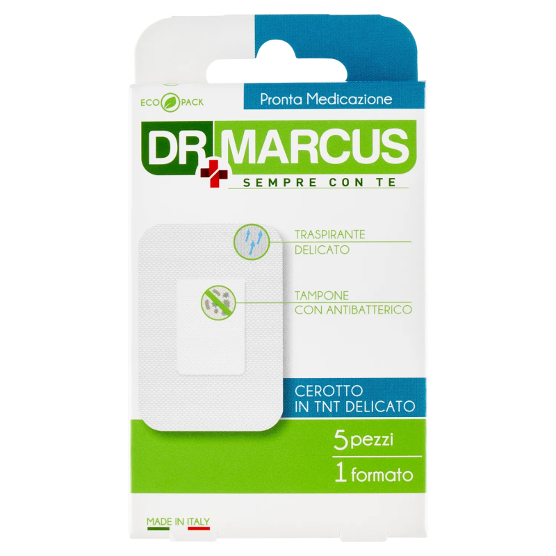 8058090003342Dr. Marcus Pronta Medicazione Cerotti In TNT 7x5cm 5pz