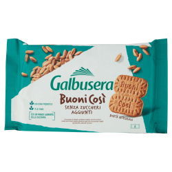 8002190001616Galbusera Buoni Così Frollini Integrali 6x50gr