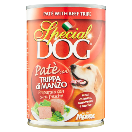 8009470000116Special Dog Patè Trippa di Manzo 400gr