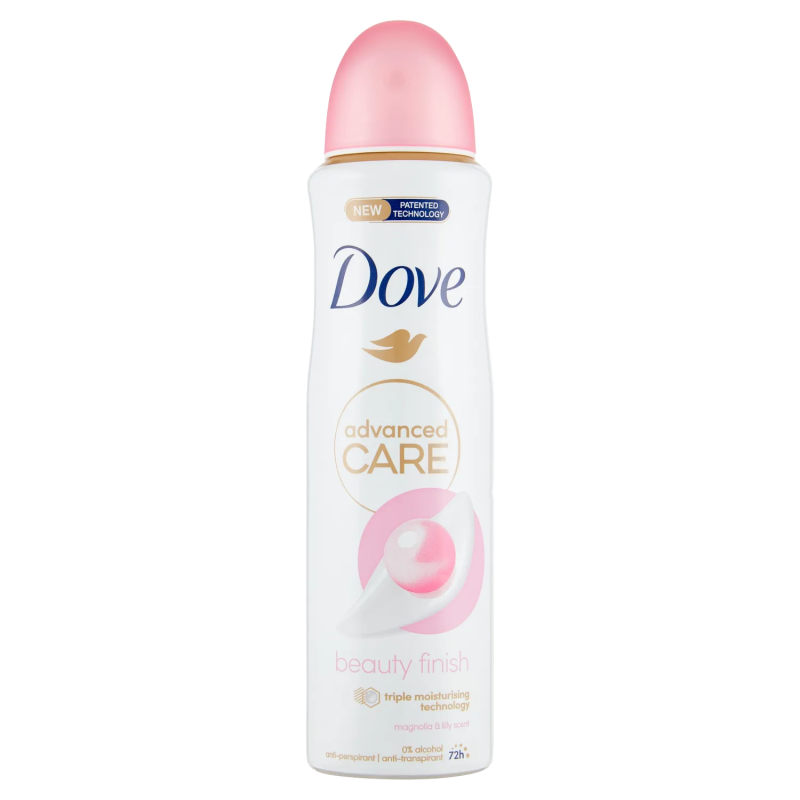 8720181291425Dove Deo Spray Advanced Care Beauty Finish 150ml