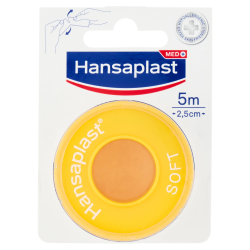 4005801476081Hansaplast Rocchetto Soft 2,5cm x 5mt