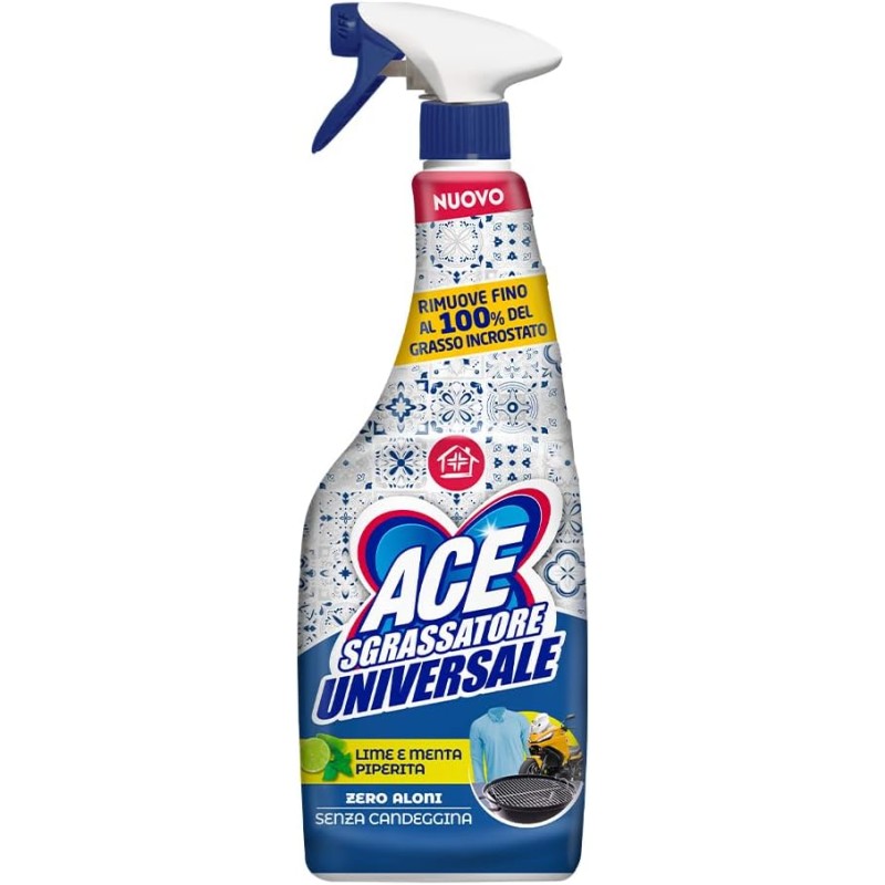 8001480721364Ace Sgrassatore Universale Lime e Menta Spray 600ml