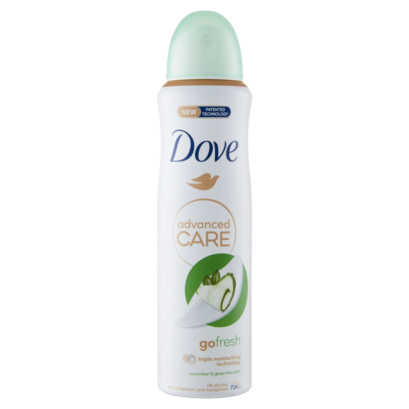 8720181339929Dove Deo Spray Advanced Care Cetriolo 150ml