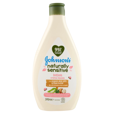 3574661709604Johnson's Naturally Sensitive Lotion Aloe Vera 395ml