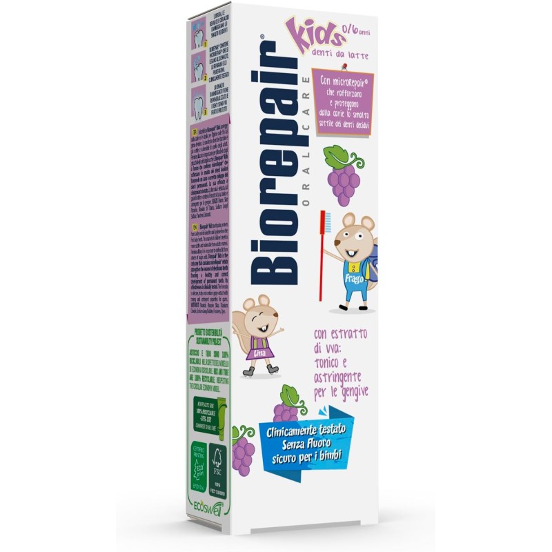 8017331071076Biorepair Dentifricio Kids Uva 50ml